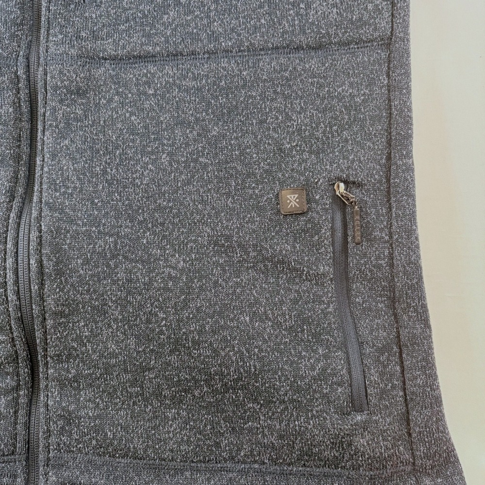 Roark‎ Roadrunner Jacket Men L Gray Full Zip Hooded Fleece Lined Performance - Picture 5 of 8